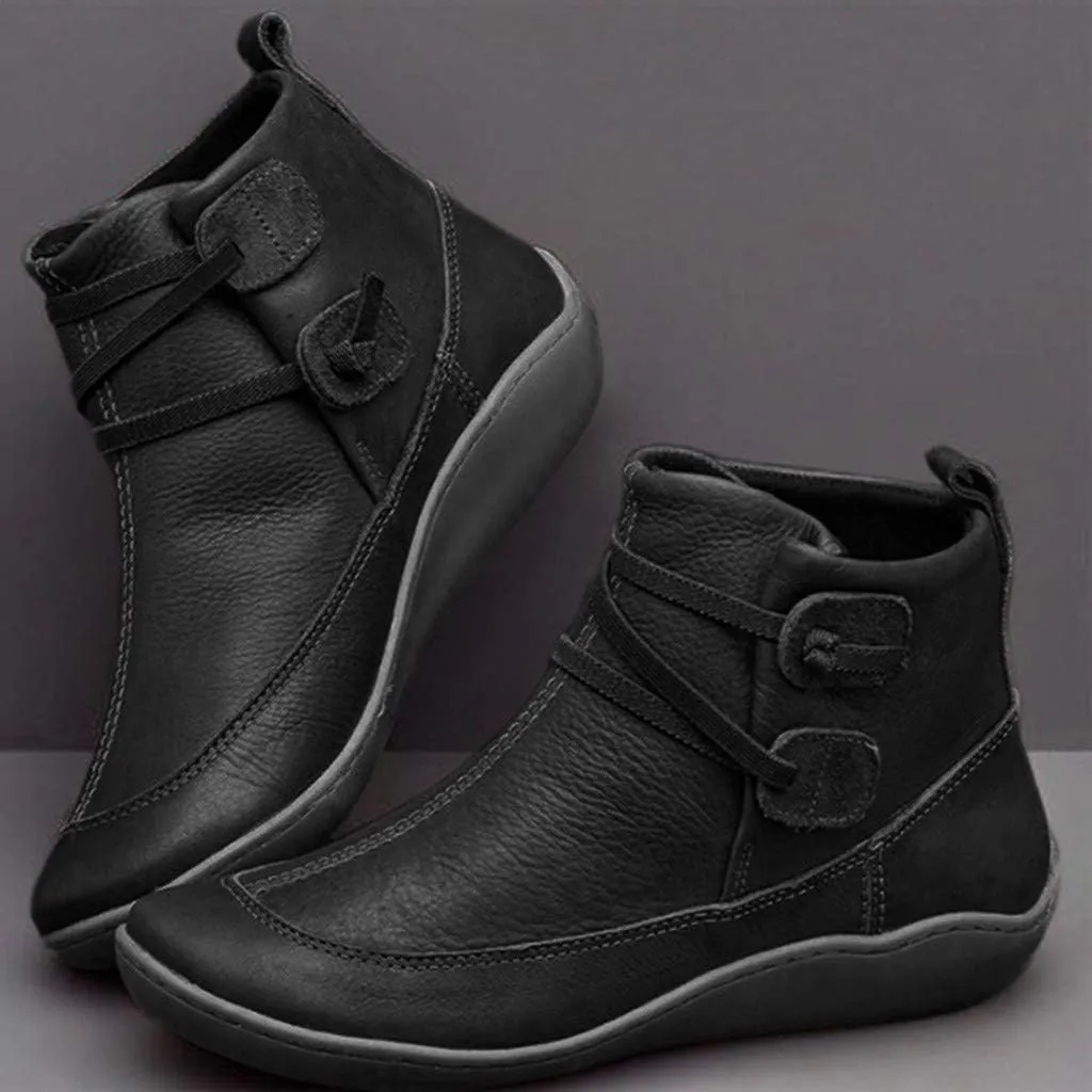 Ankle Boots for Women Platform Boots for Women Winter Comfortable Flat Sports Style Low Waterproof Women's Boots