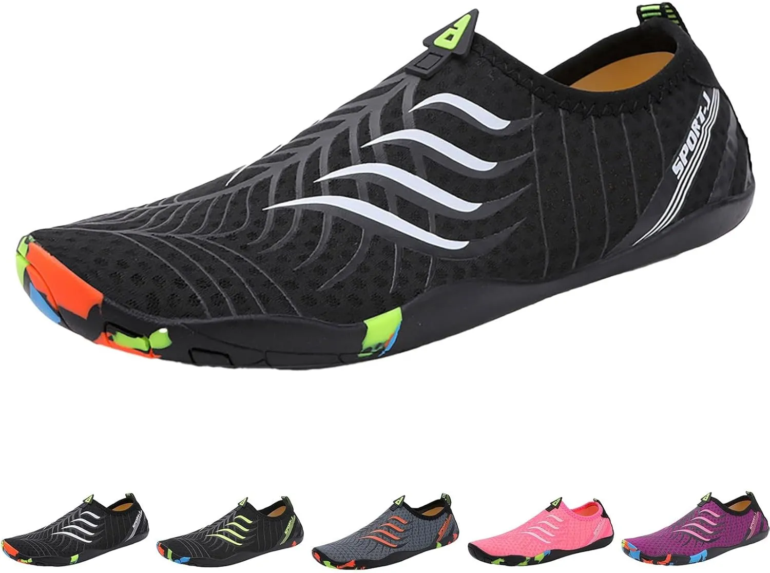 Aqua Shoes for Women Men Quick Dry Barefoot Beach Swim Pool Surf Yoga Hiking Kayaking Lightweight Non Slip Water Sports Breathable
