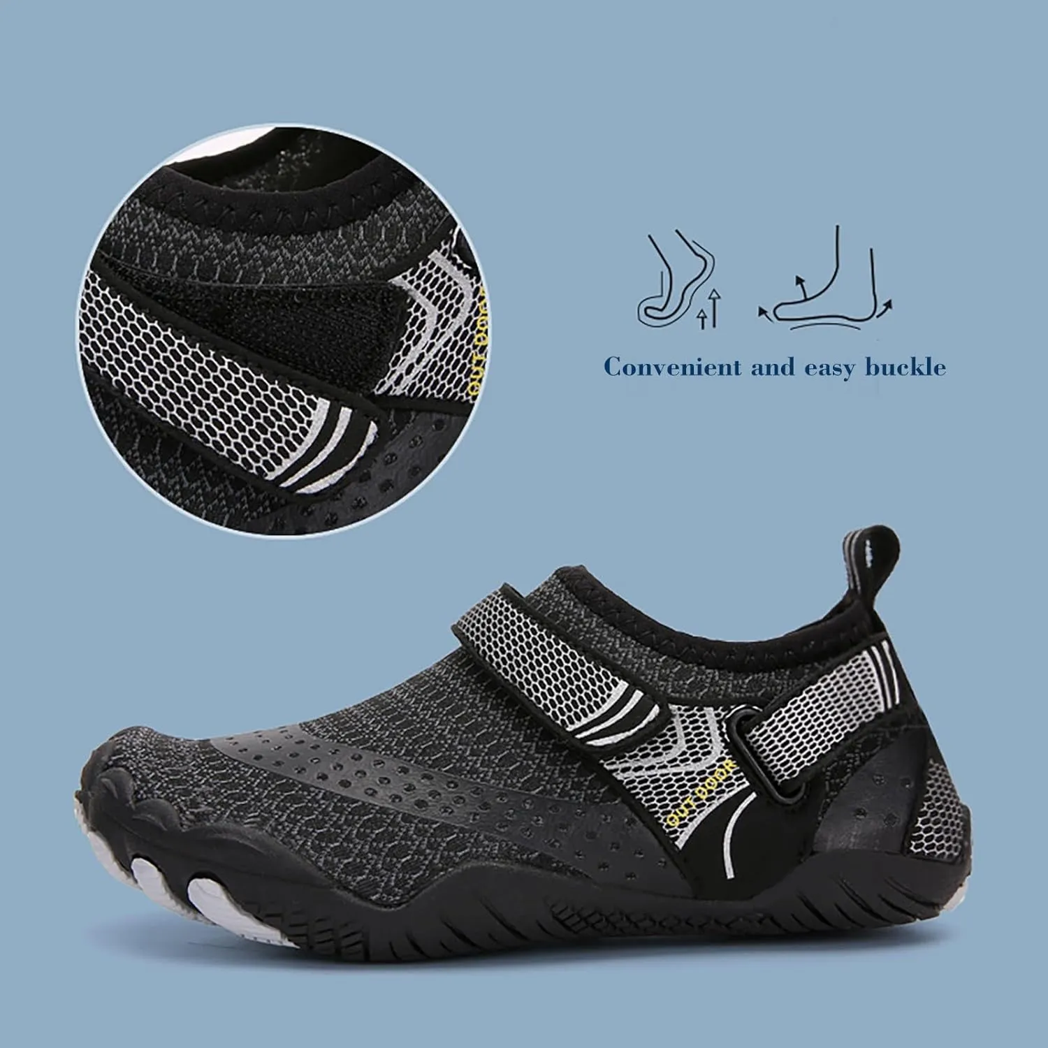Aqua Water Shoes Quick Dry Barefoot for Women Men Beach Swim Pool Surf Yoga Hiking Lightweight Non Slip Breathable Outdoor Sports