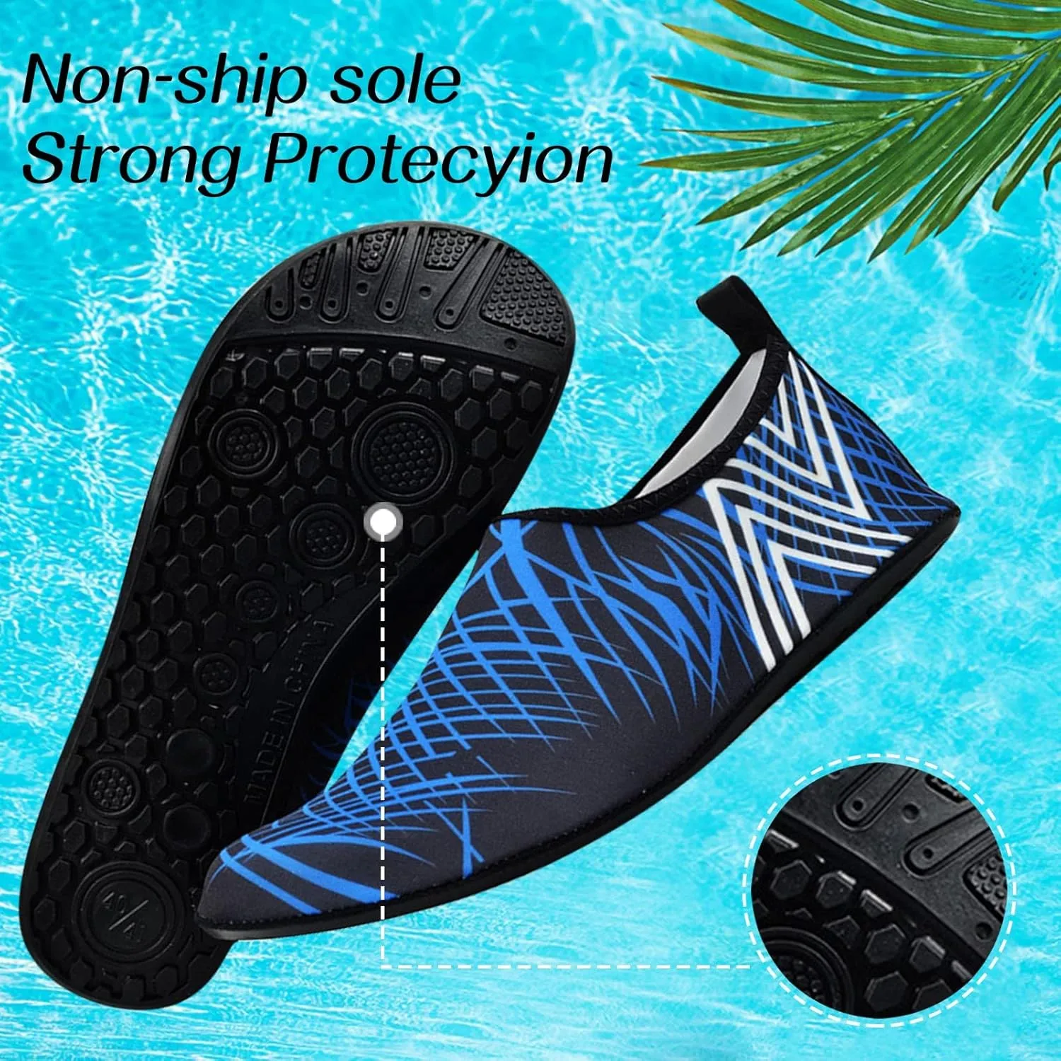 Aqua Water Shoes Women Men Quick Dry Barefoot Beach Swim Pool Surf Yoga Hiking Kayaking Lightweight Breathable Non Slip Outdoor