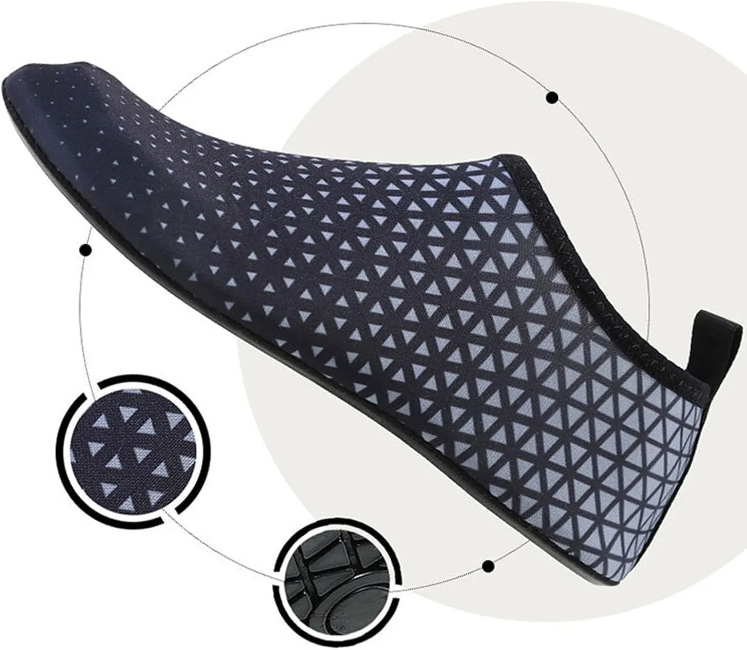 Barefoot Swim Shoes for Women Men Quick Dry Aqua Water Shoes Beach Pool Surf Yoga Hiking Lightweight Non Slip Outdoor Sports