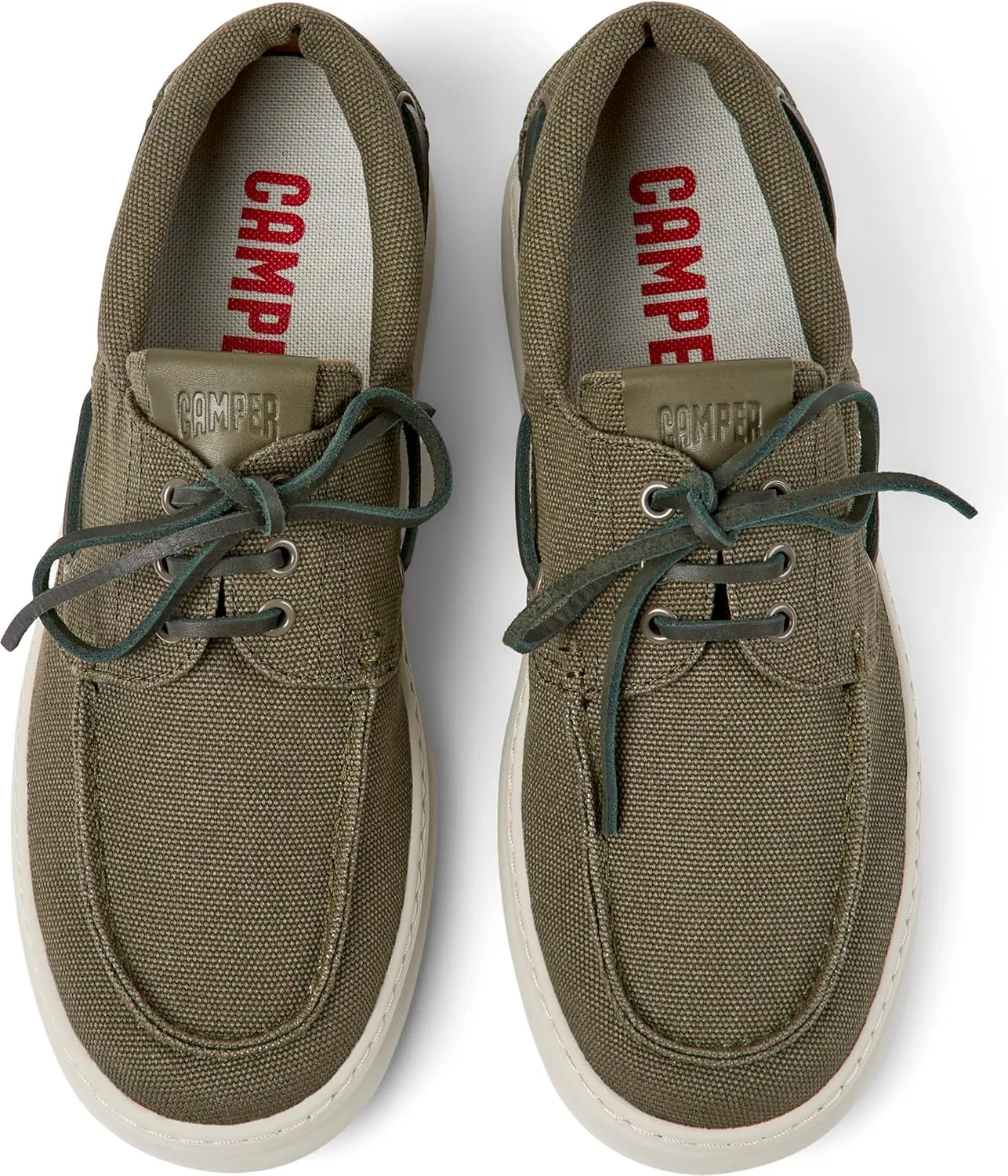 Camper Men's Boat Shoes Oxford Flat