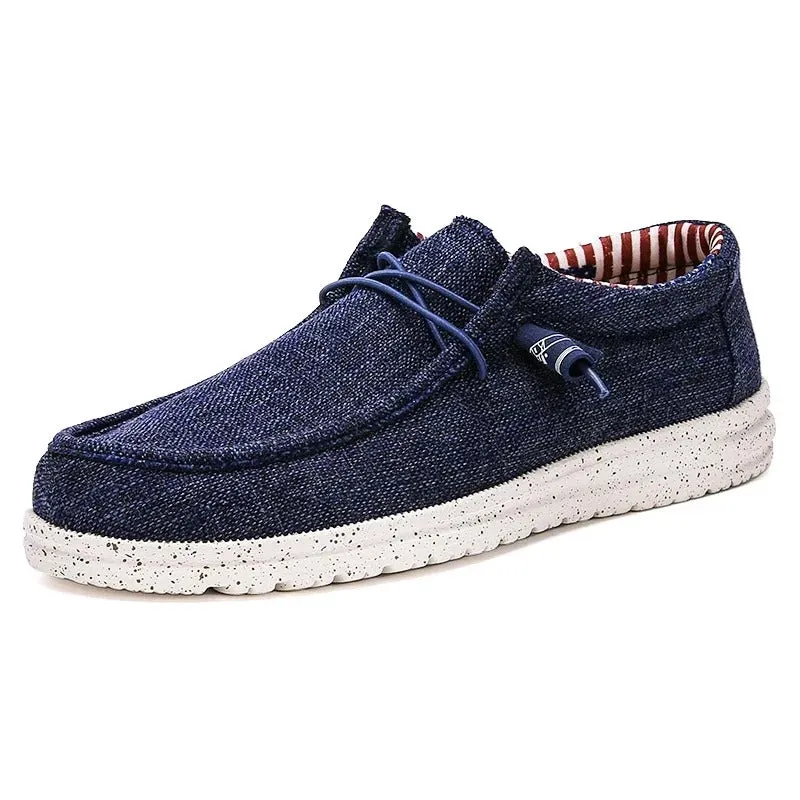 Casual Loafers med snörning för män