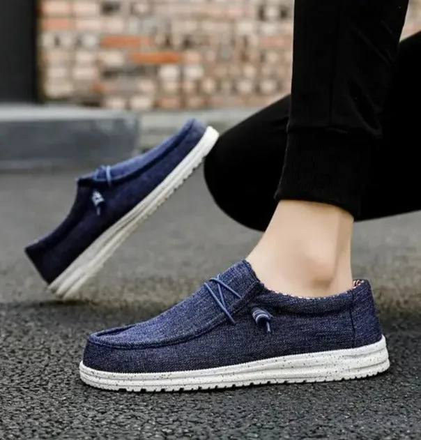 Casual Loafers med snörning för män