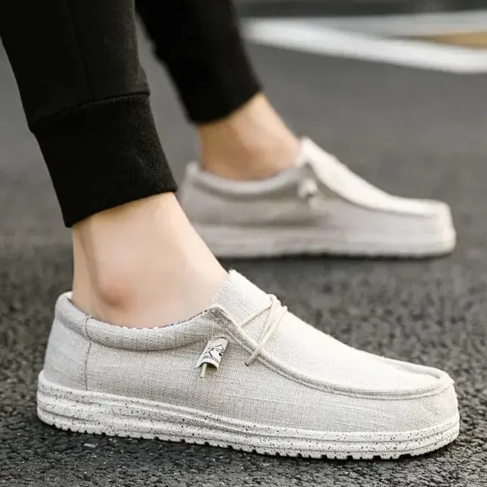 Casual Loafers med snörning för män