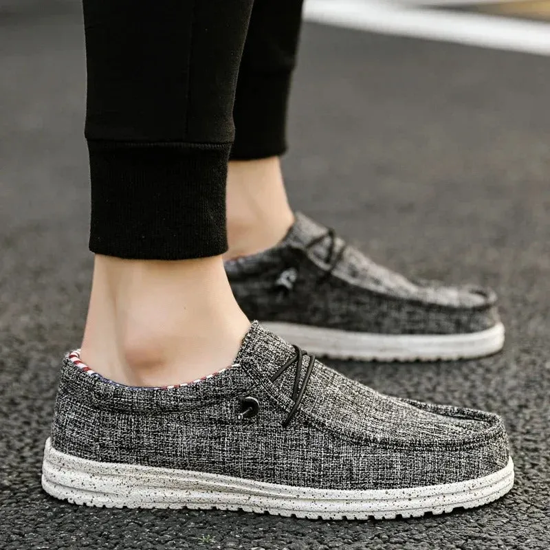 Casual Loafers med snörning för män