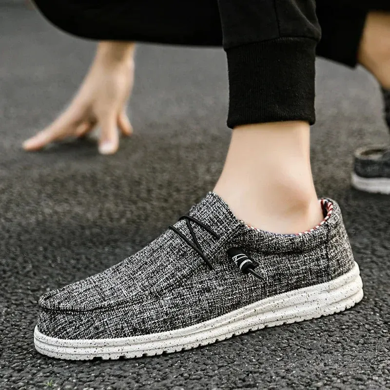Casual Loafers med snörning för män