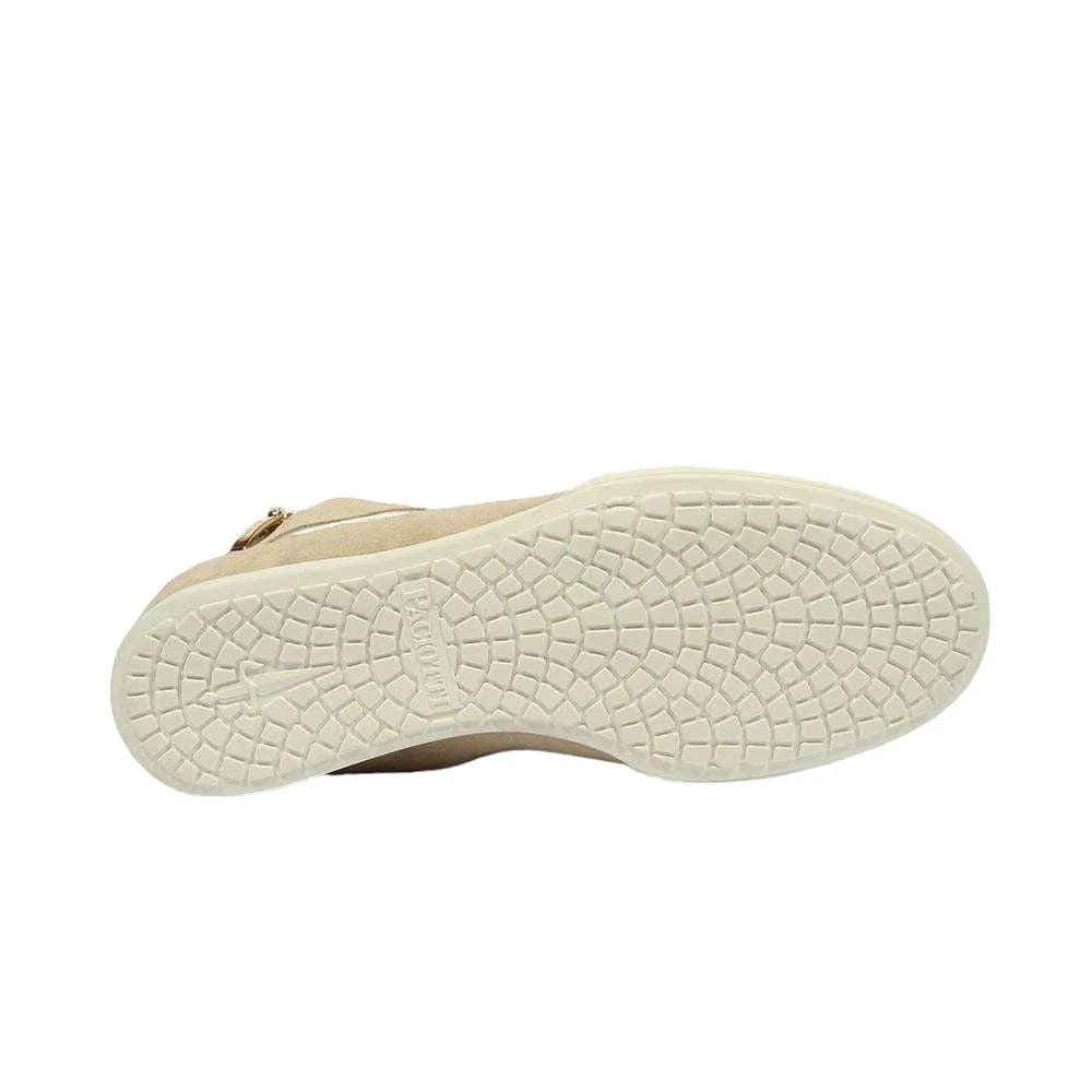 Cesare Paciotti Luxury Italian Men's 4US Cam NY Sam Beige Sneakers (CPM5323)