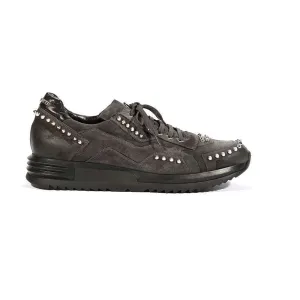 Cesare Paciotti Luxury Italian Men's Sneakers Grey Suede Oil Grigio Designer Shoes (CPM5482)