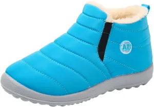 Childrens Winter Childrens Boots Flat Splashing Warm Short Tube Snow Boots Cute Boots for Little Girls