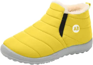Childrens Winter Childrens Boots Flat Splashing Warm Short Tube Snow Boots Cute Boots for Little Girls