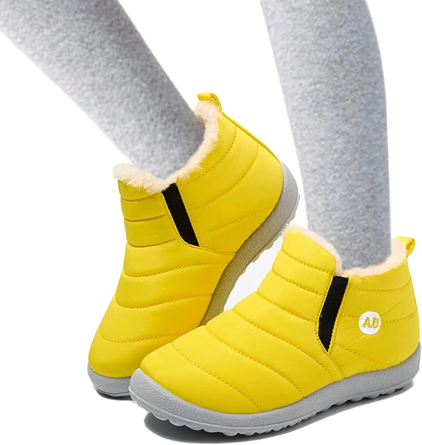 Childrens Winter Childrens Boots Flat Splashing Warm Short Tube Snow Boots Cute Boots for Little Girls