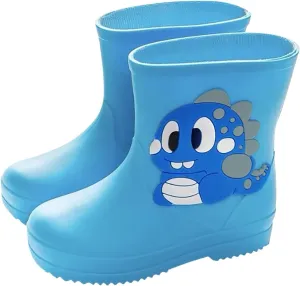 Classic Children Rain Boots PVC Rubber Children Water Shoes Rain Boots Kids Baby Cartoon Shoes Girls Boots