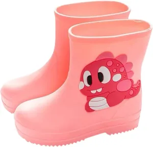 Classic Children Rain Boots PVC Rubber Children Water Shoes Rain Boots Kids Baby Cartoon Shoes Girls Boots