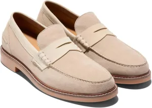 Cole Haan Men's Look Extraordinary with Your Impeccable Fashion Legacy Wearing Pinch Prep Penny Loafers. The Pull-on Footwear Features Leather Upper Construction with