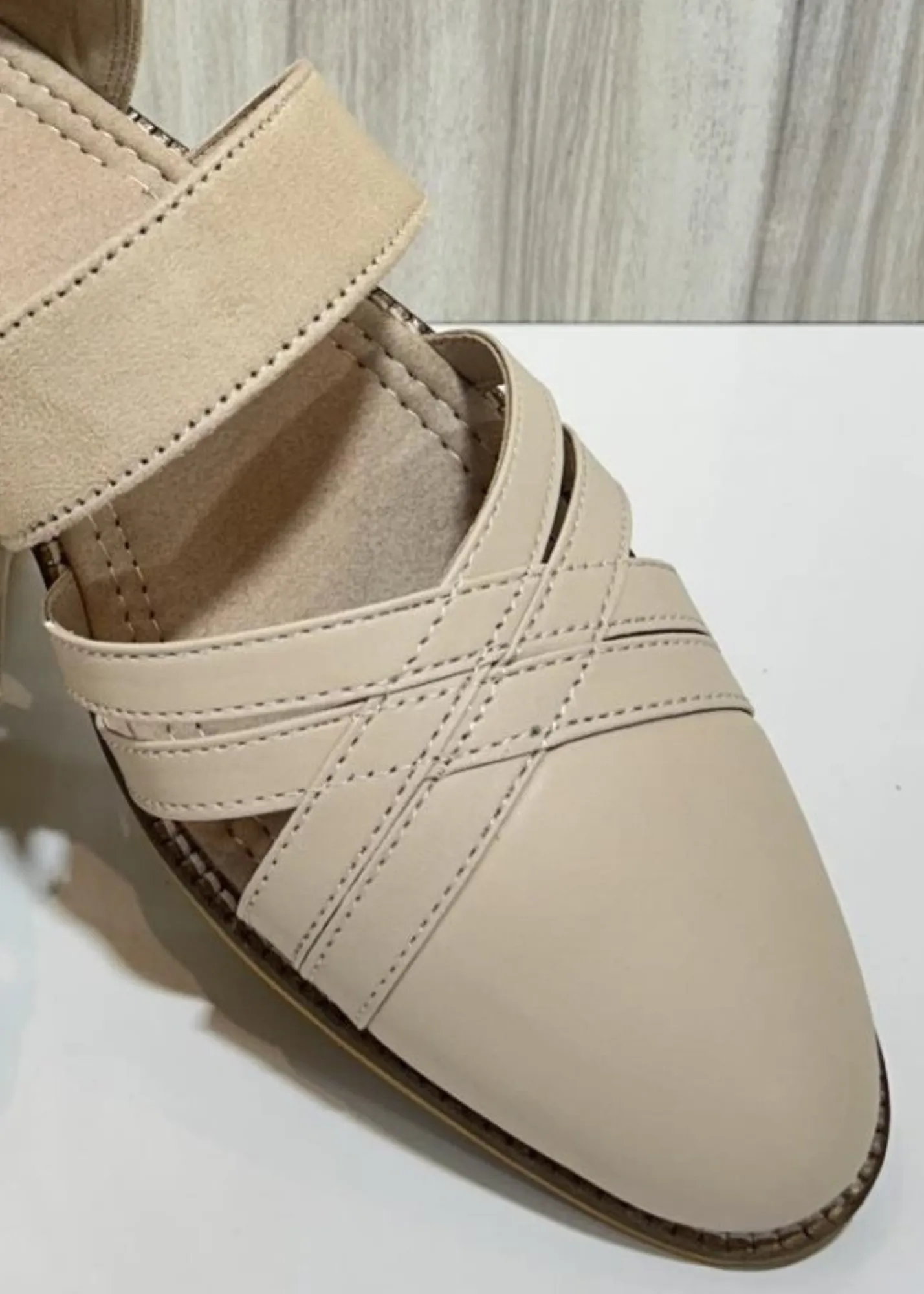 CREAM SUEDE LEATHER SANDLE FOR MEN