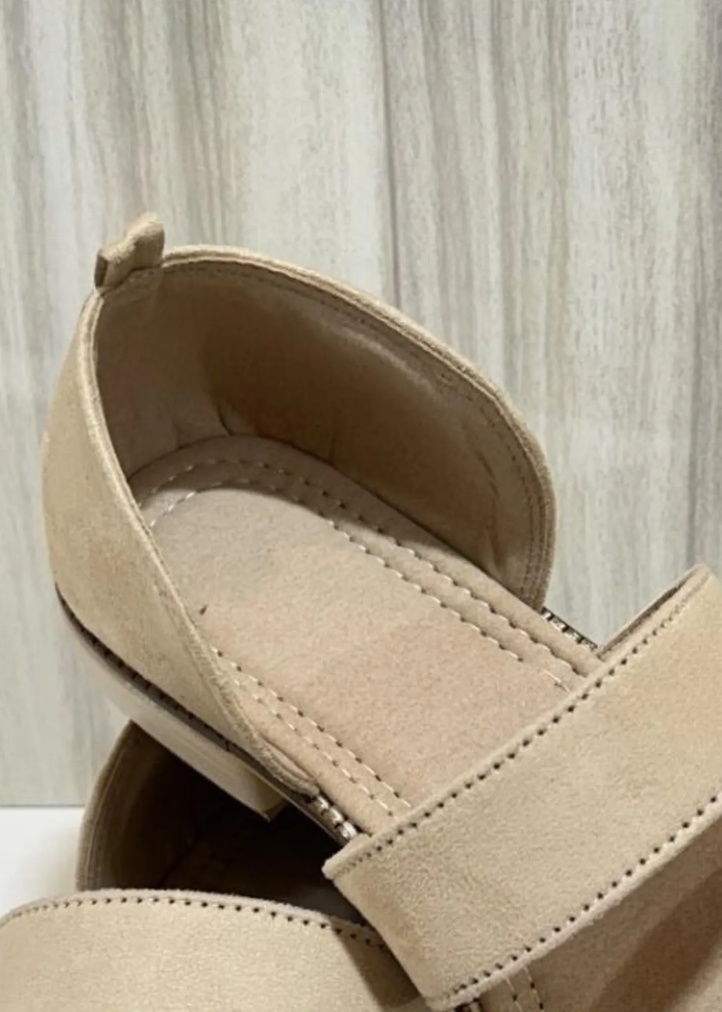 CREAM SUEDE LEATHER SANDLE FOR MEN