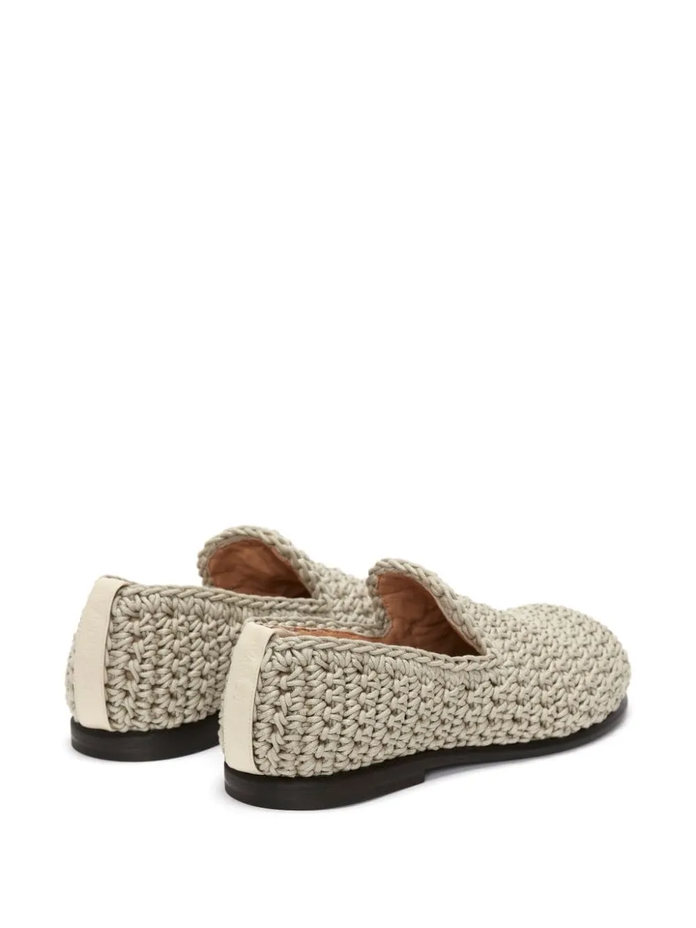 crochet moccasin loafers
