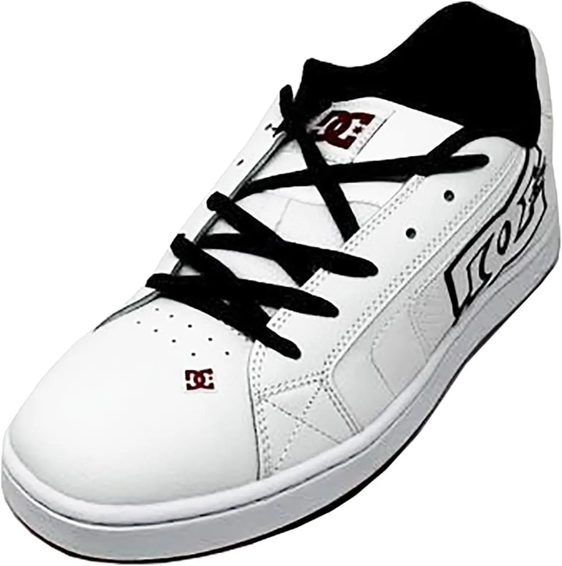 DC Men's NET Skate Shoe, White, 8