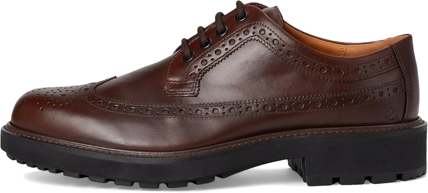 ECCO Men's Oslo Wing Tip Oxford