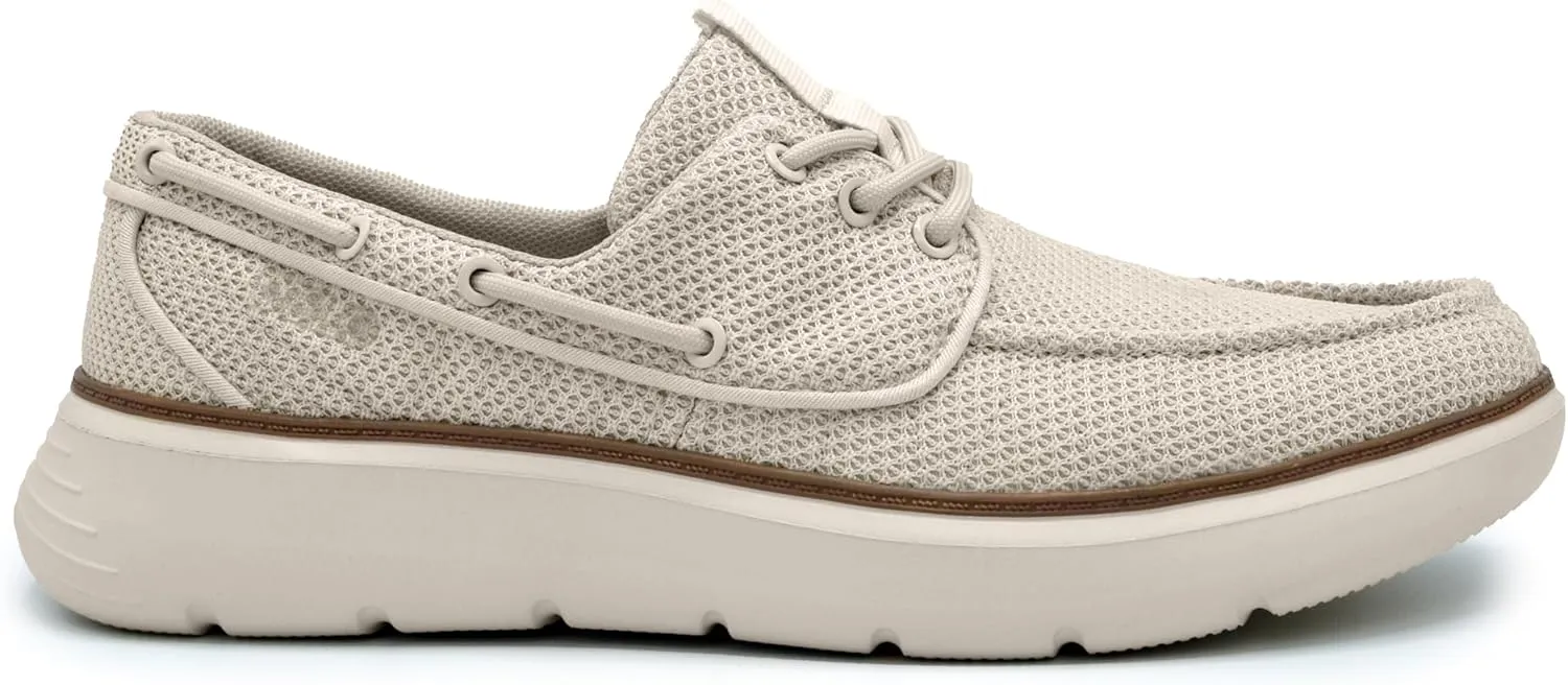 ECO Friendly Boat Shoe, Lightweight, Breathable Mens Casual Footwear