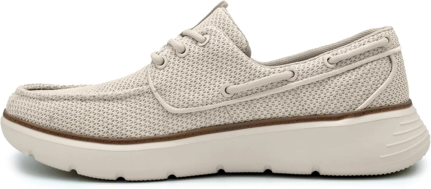 ECO Friendly Boat Shoe, Lightweight, Breathable Mens Casual Footwear
