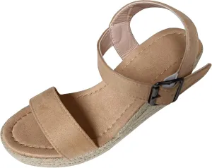 Eduavar Wedge Sandals for Women, Womens Sandals Dressy Summer Beach Sandals Breathable Flip Flops Sandals Slippers
