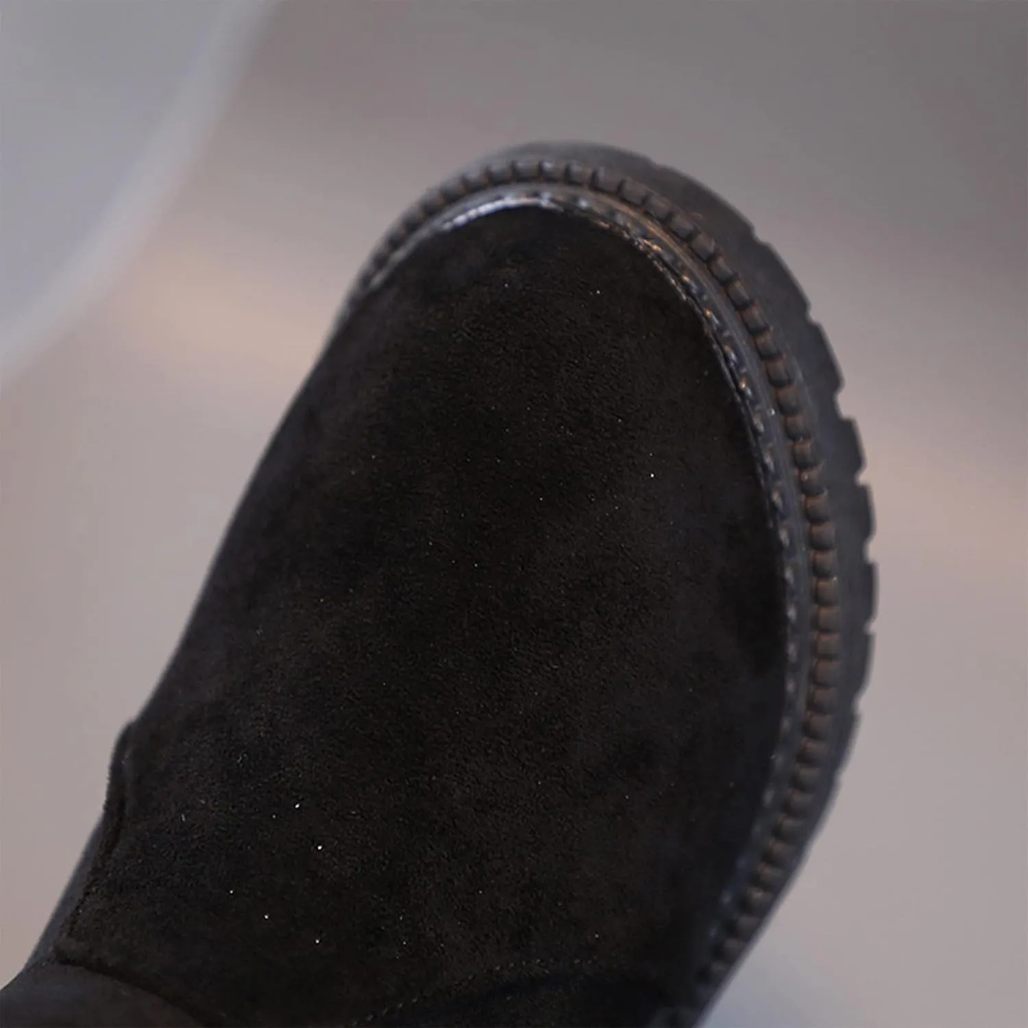 Fashion Autumn And Winter Girls Snow Boots Thick Bottom Non Slip Warm And Comfortable Solid Color Zipper Princess Boots