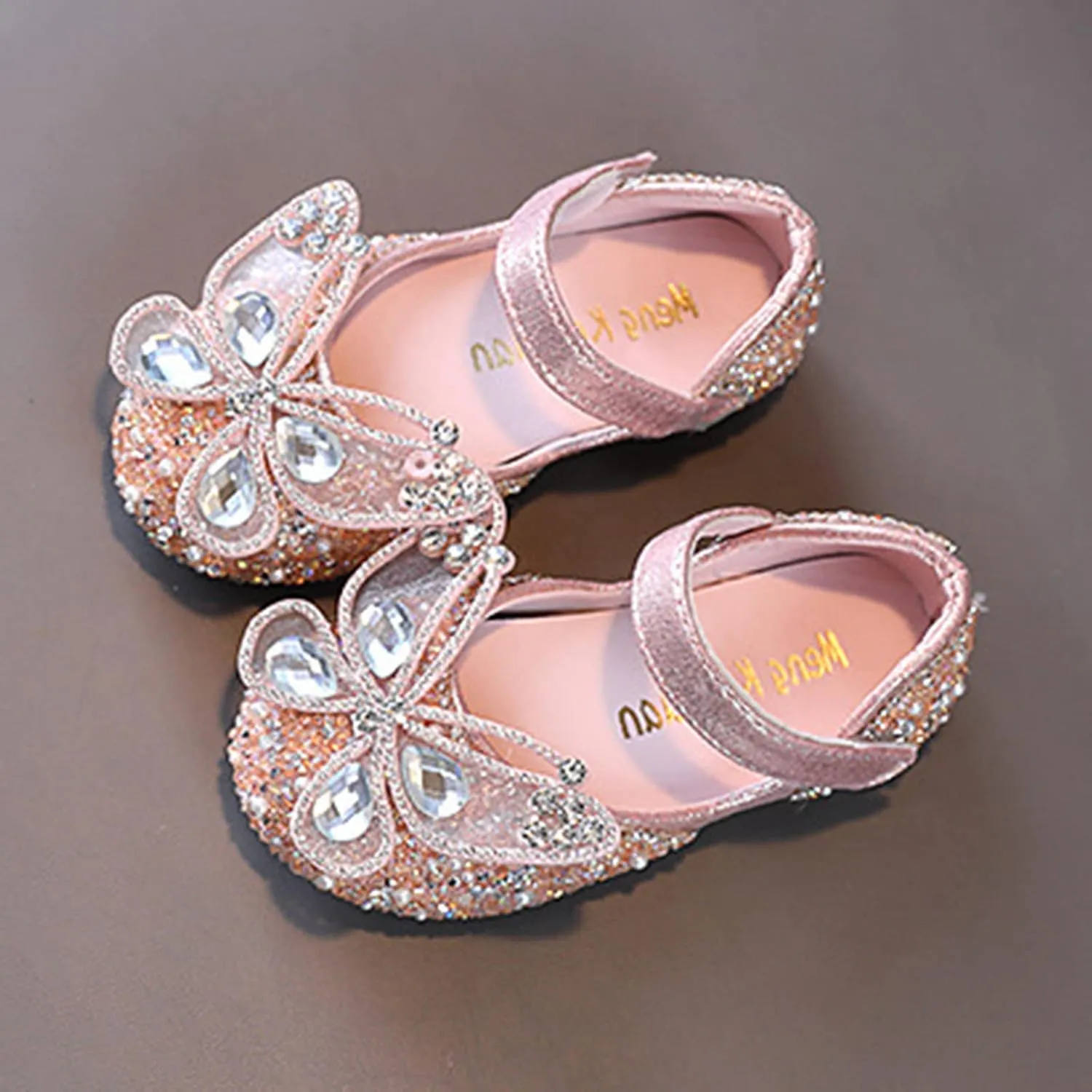 Fashion Spring and Summer Children Dance Shoes Girls Dress Performance Princess Shoes Pearl Toddler Girls High Heels