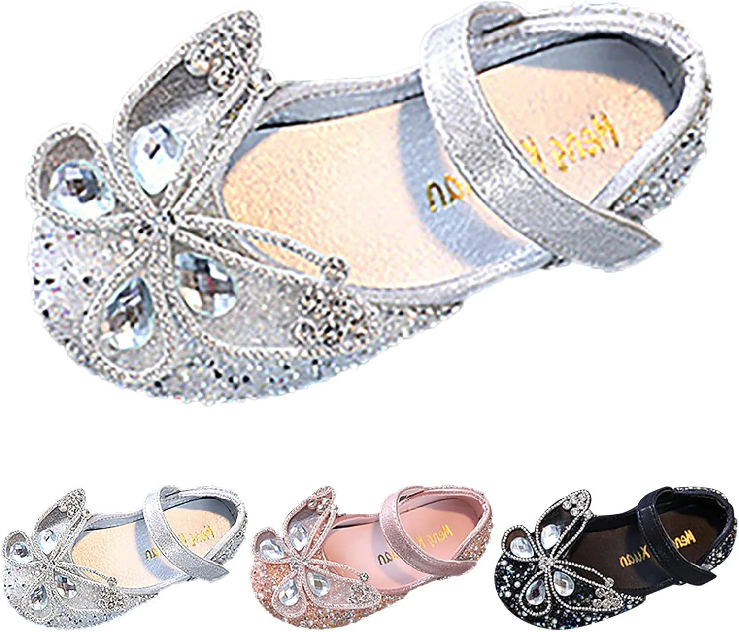 Fashion Spring and Summer Children Dance Shoes Girls Dress Performance Princess Shoes Pearl Toddler Girls High Heels