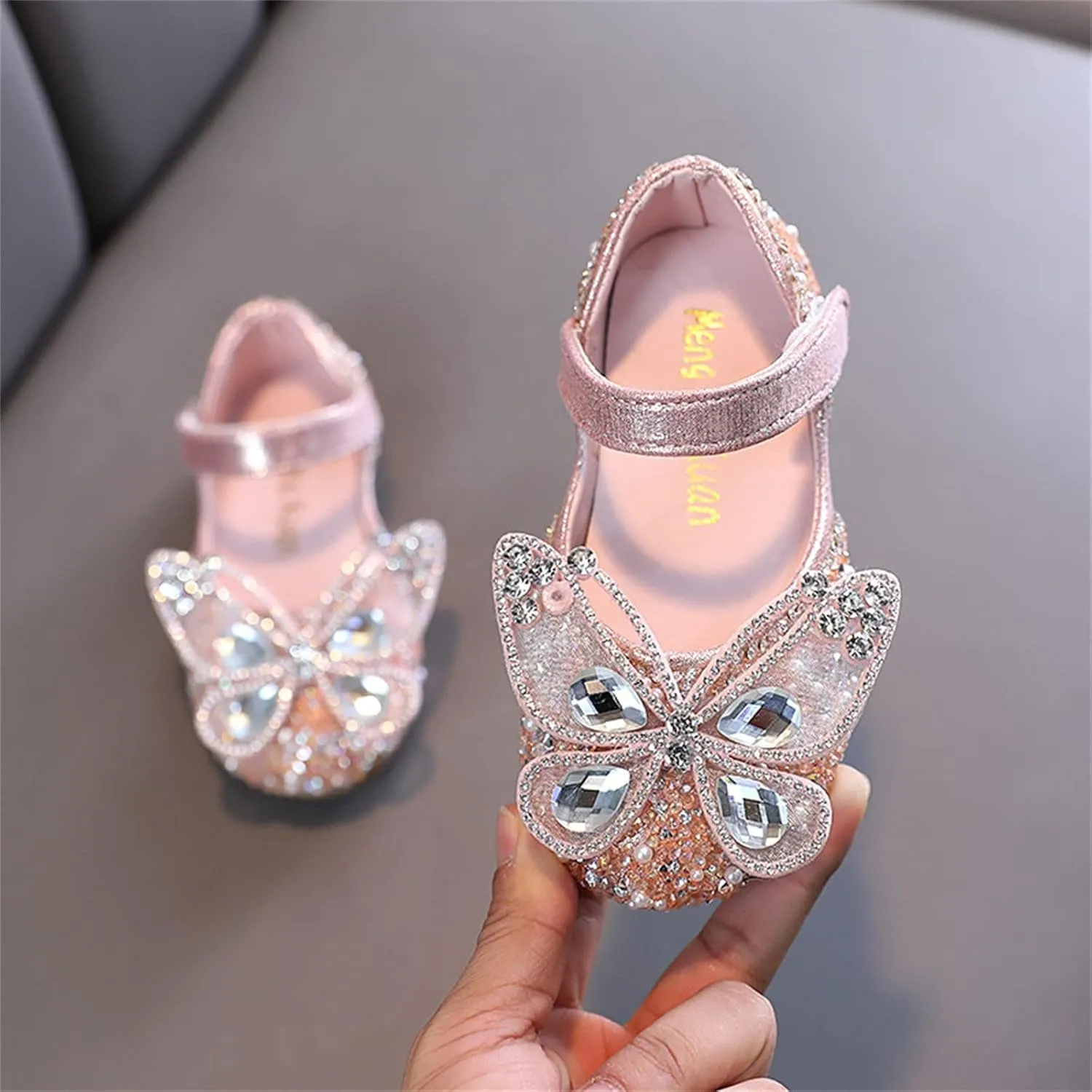 Fashion Spring and Summer Children Dance Shoes Girls Dress Performance Princess Shoes Pearl Toddler Girls High Heels