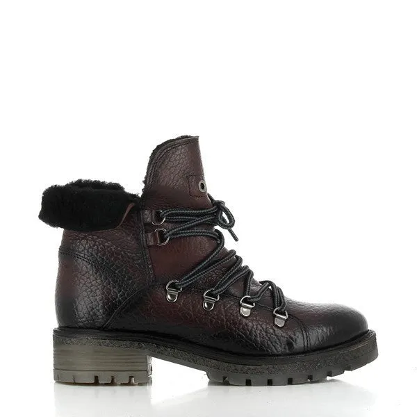 Felmini B404 Burgundy Lace-Up Boots