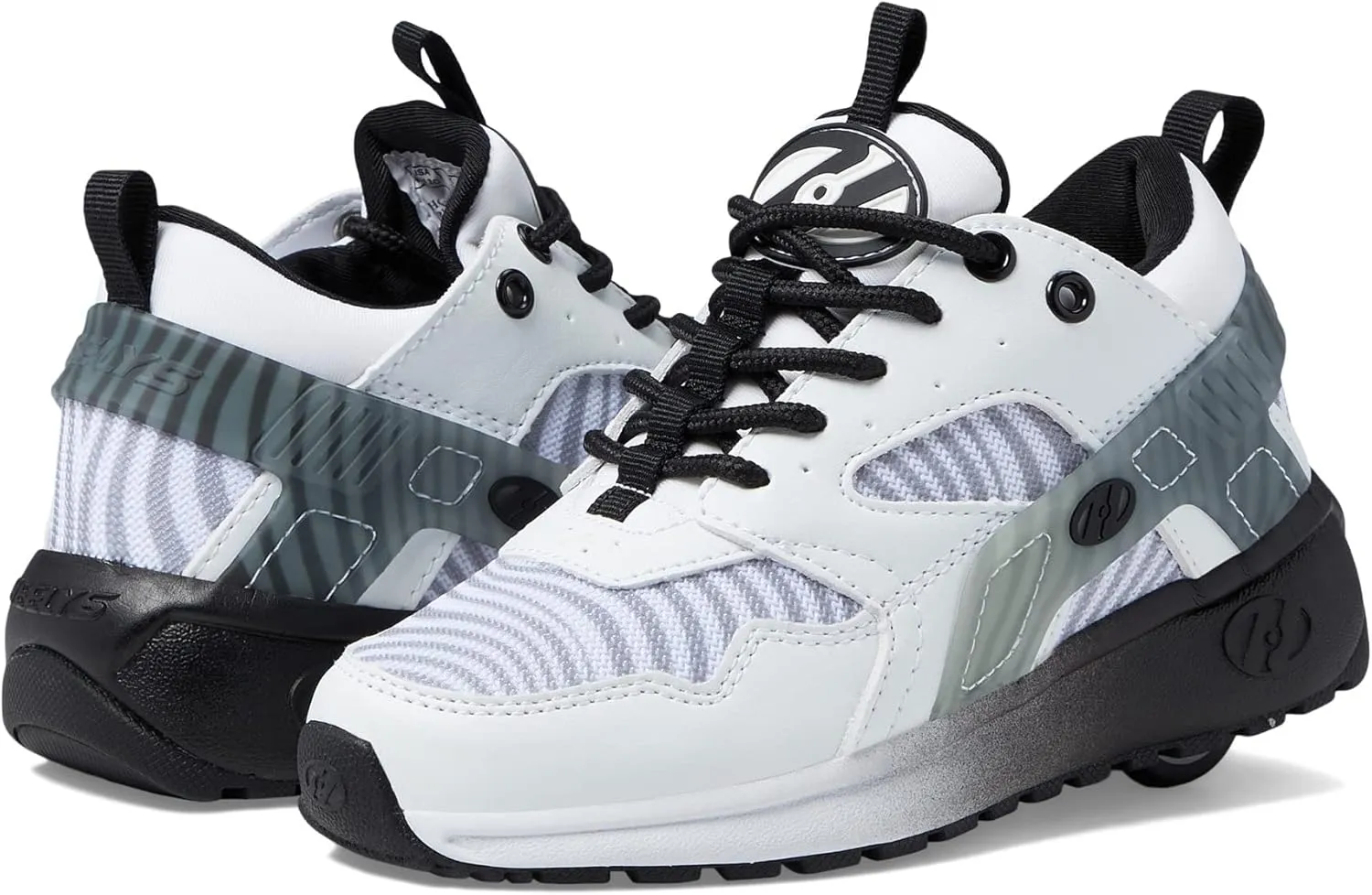 HEELYS Girl's Force (Little Kid/Big Kid/Adult) White/Black 6 Big Kid (Women's 7) M