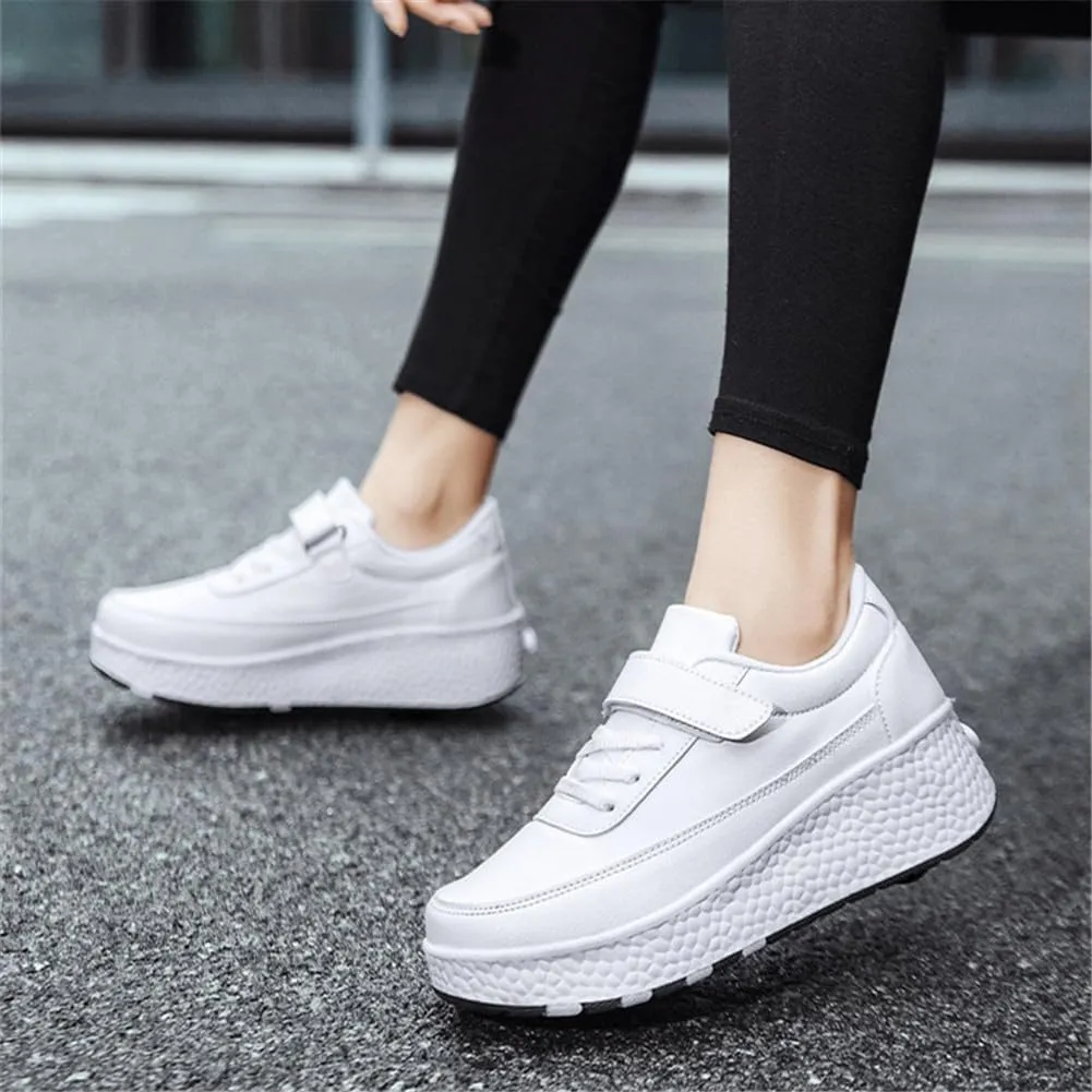 Kids Roller Skate Shoes Roller Sport Sneakers Shoes for Boys Girls with 2-Wheels Outdoor Retractable Sneakers Shoes for Birthday Children Show Gift