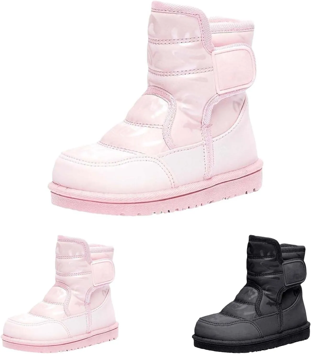 Kids Winter Snow Ankle Boots Fr ining Water Proof Outdoor Slip On Booties Sneakers Warm Shoes for Ski Boot Kids