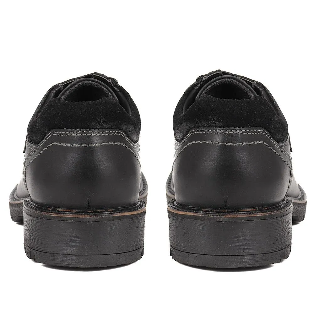 Leather Lace-Up Shoes - TEJ38017 / 324 279