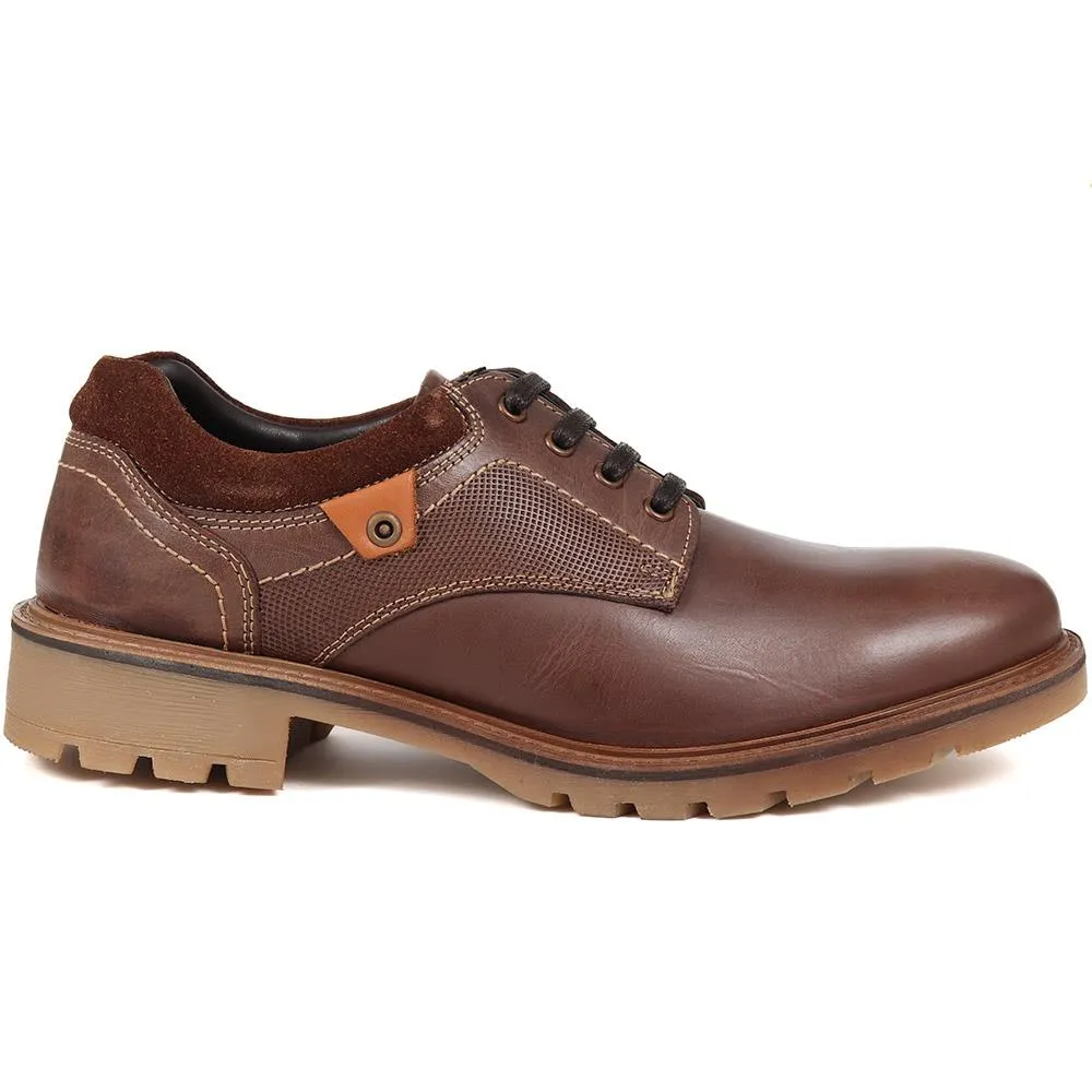 Leather Lace-Up Shoes - TEJ38017 / 324 279