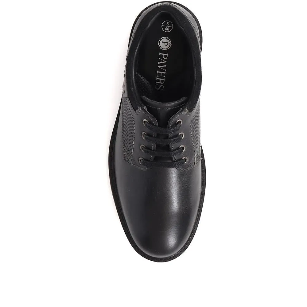 Leather Lace-Up Shoes - TEJ38017 / 324 279
