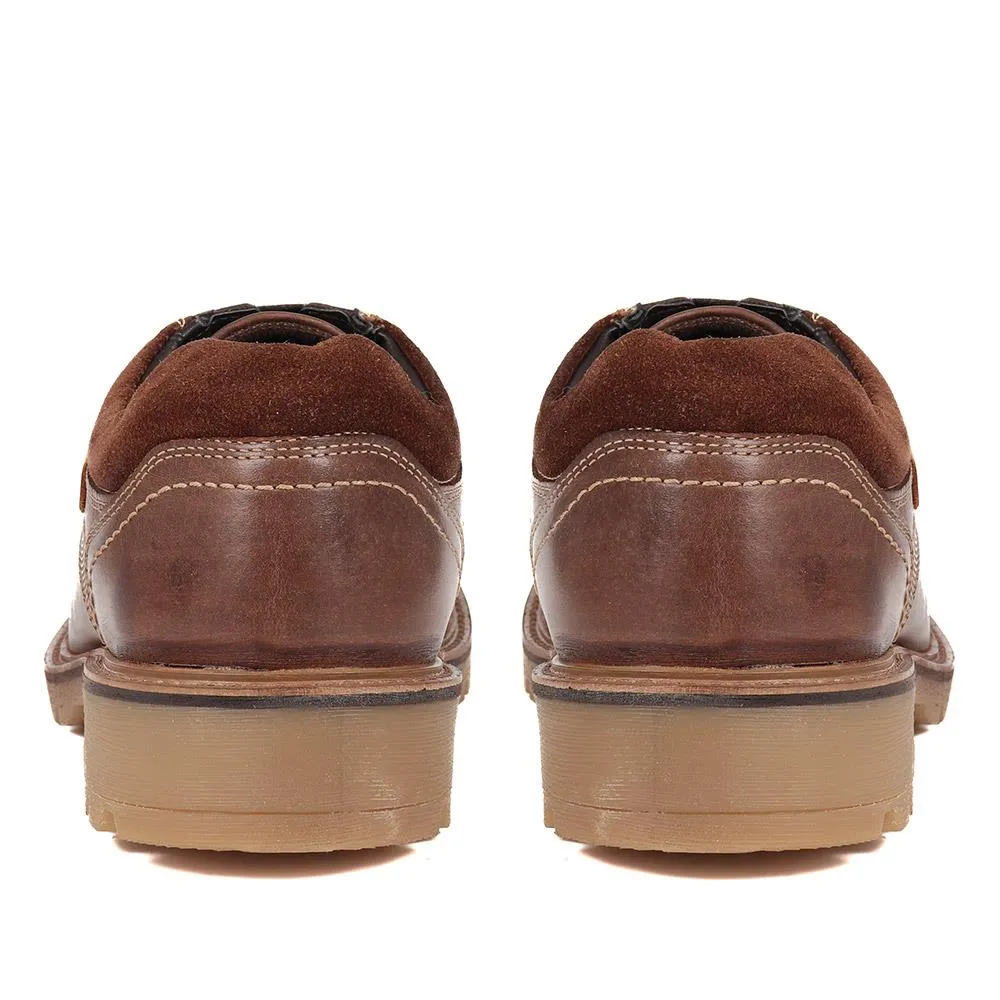 Leather Lace-Up Shoes - TEJ38017 / 324 279