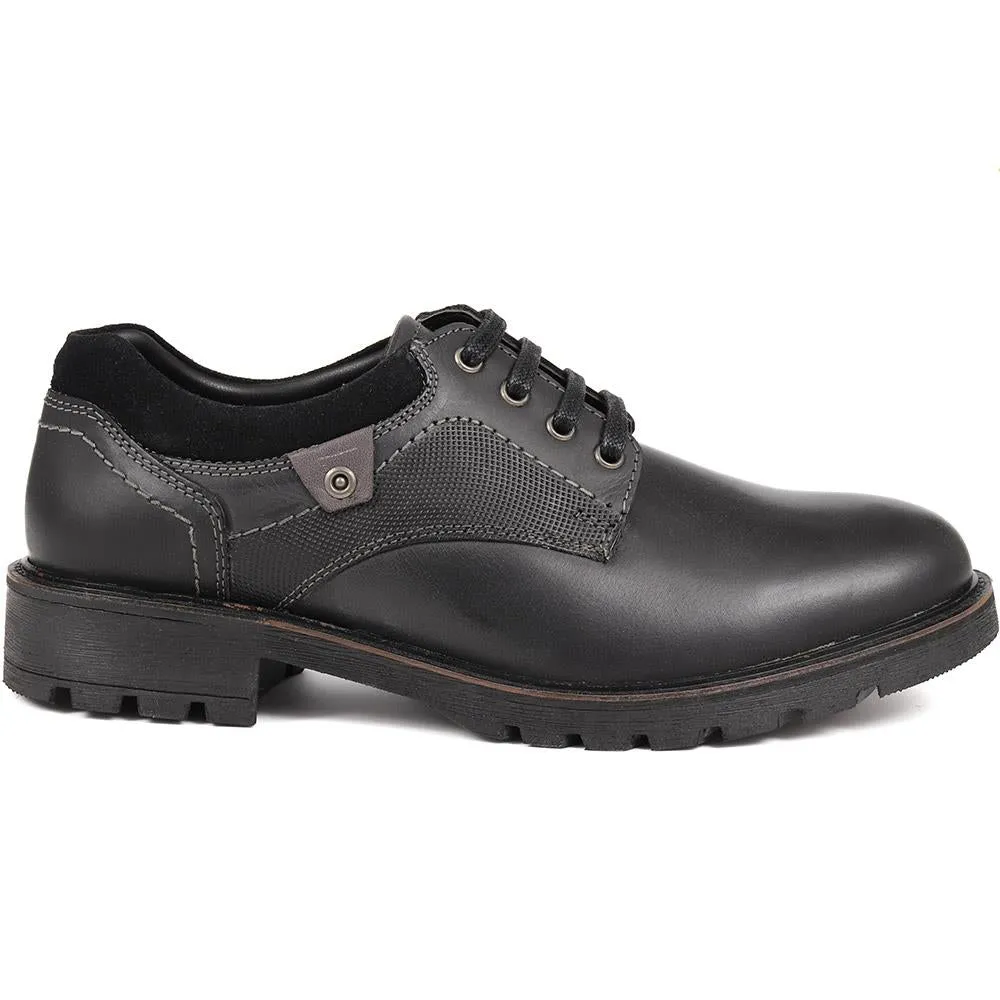 Leather Lace-Up Shoes - TEJ38017 / 324 279