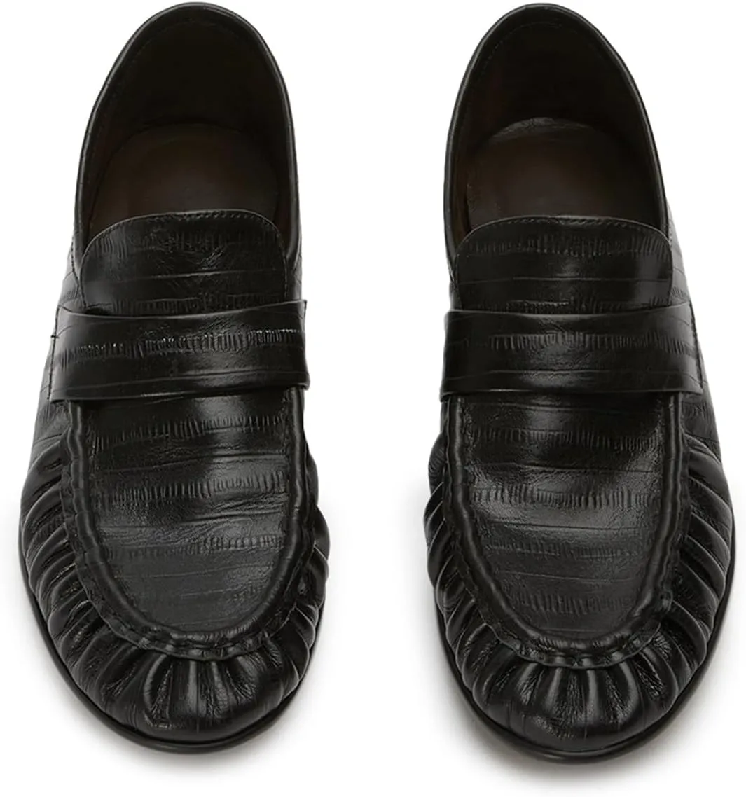 Leather Loafers Slip-On Dress Shoes ?C Classic Penny Loafers for Business, Casual, or Formal Wear