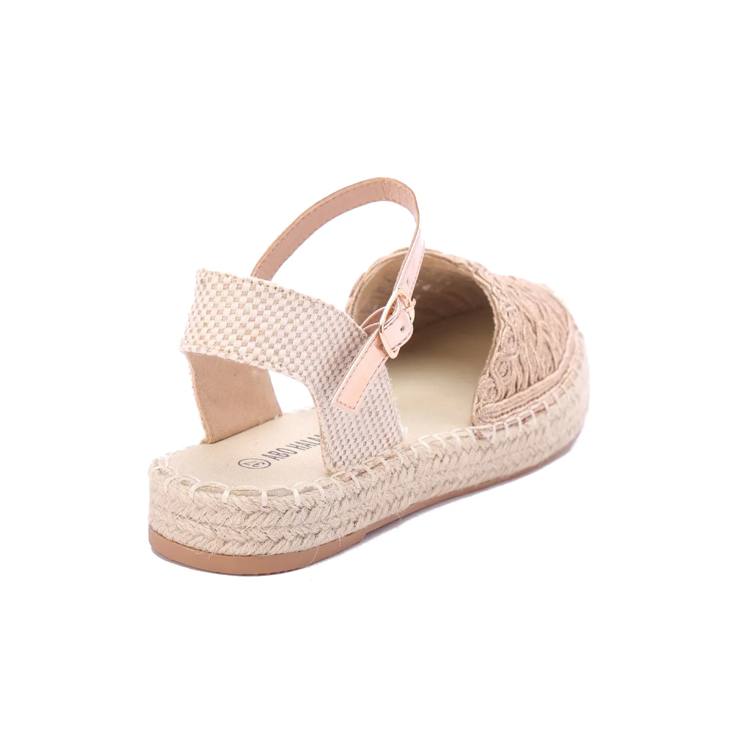 Marbella Lacework Espadrille - Beige