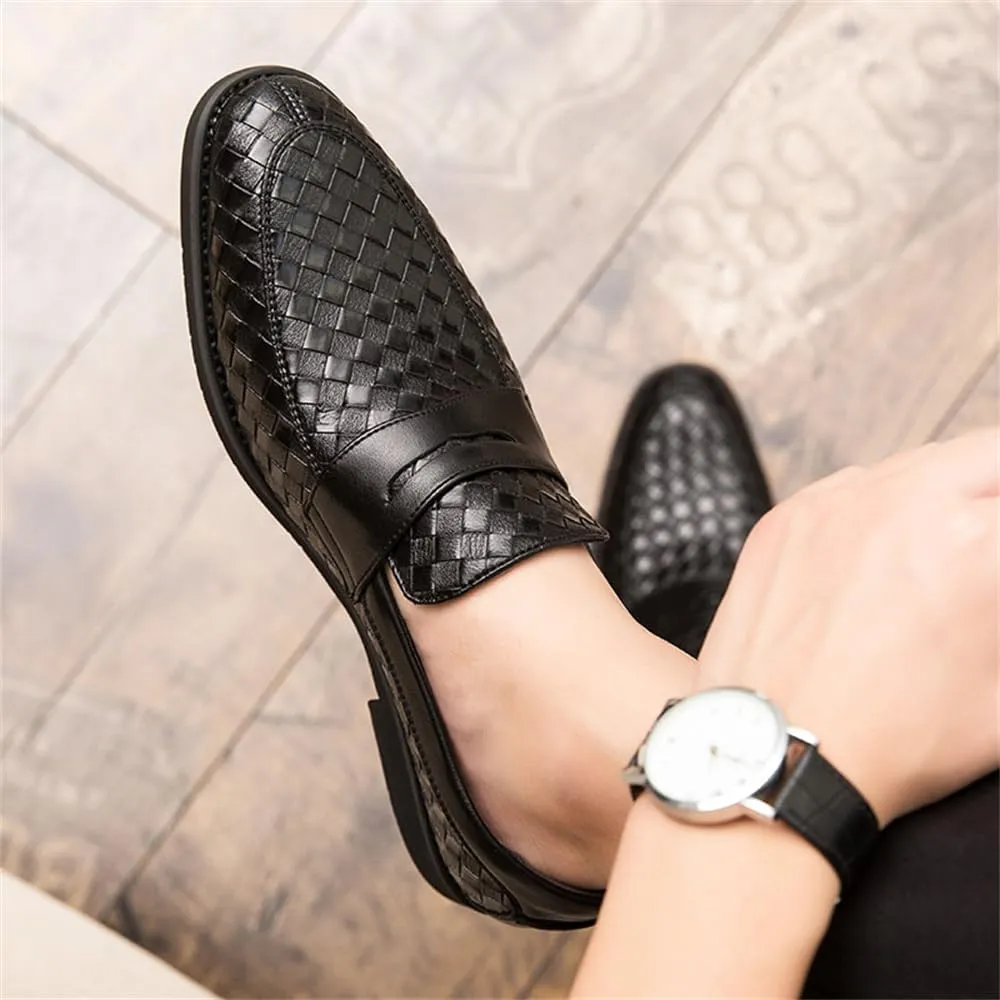 Men Penny Loafer Slip On Pull on Dress Shoes Casual Boat Shoes