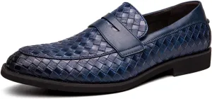 Men Penny Loafer Slip On Pull on Dress Shoes Casual Boat Shoes