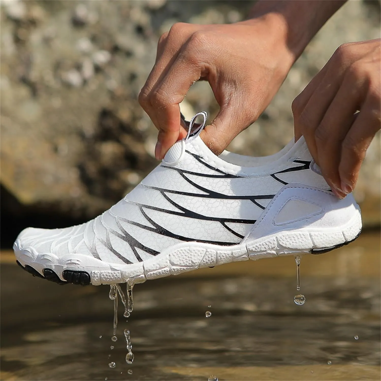 Mens Barefoot Water Shoes Size 11 Breathable Non Slip Athletic Barefoot