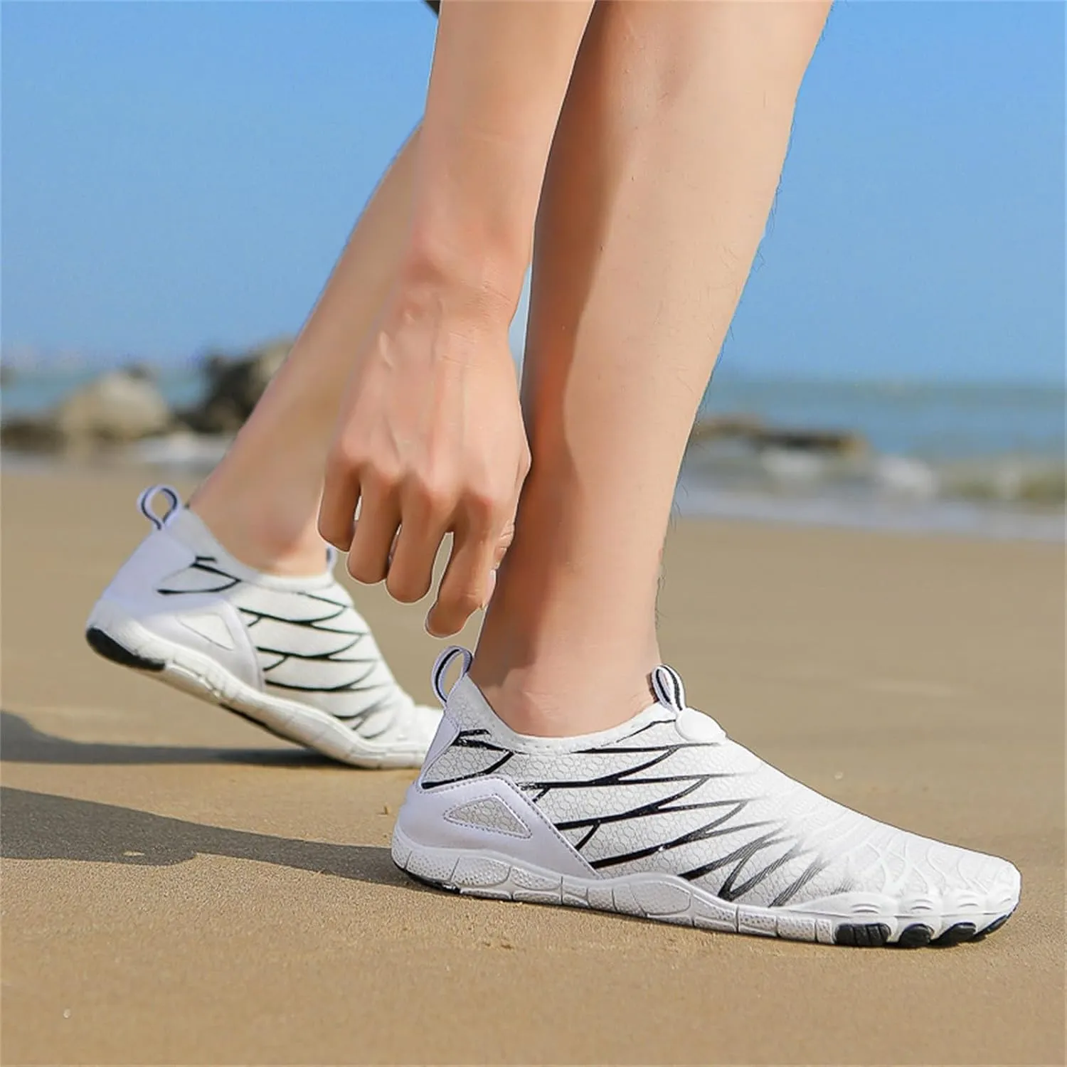 Mens Barefoot Water Shoes Size 11 Breathable Non Slip Athletic Barefoot