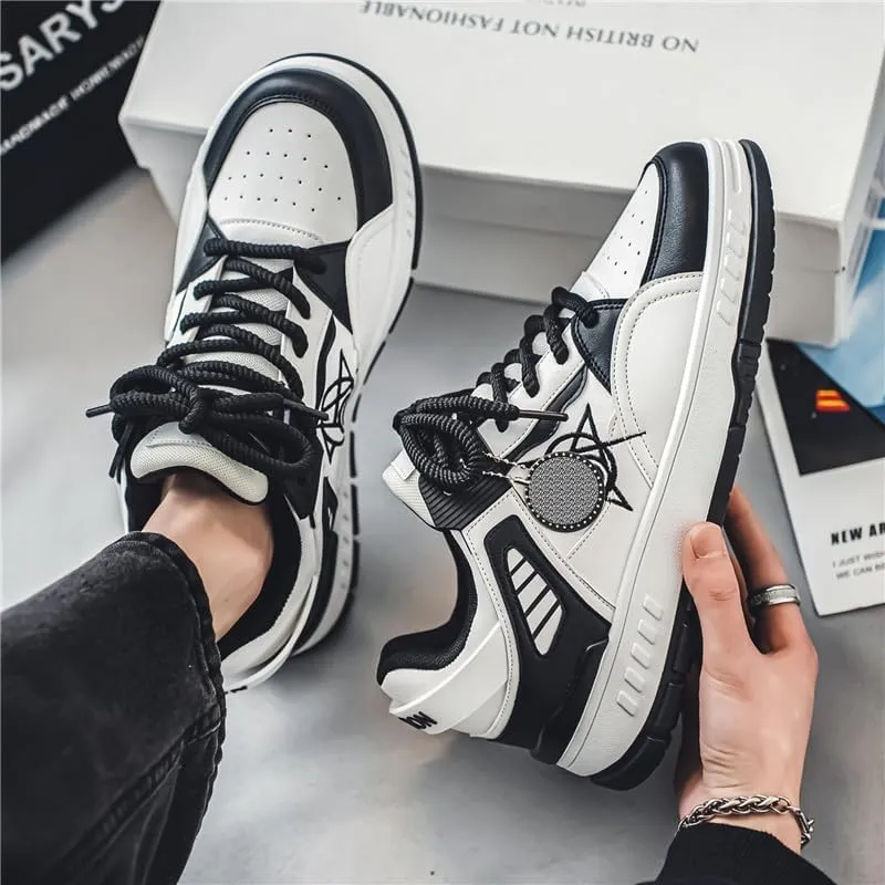 Men's Casual Shoe Classic Lace-Up Low Top Non Slip Fashion Comfortable Breathable Sneaker Men's Fashion Sneakers