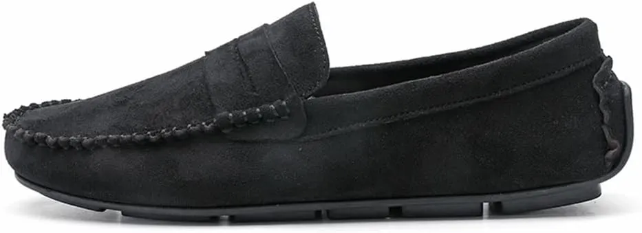 Mens Loafers Penny Loafers Solid Colors Simple Faux Leather Comfortable Anti-Slip Lightweight Casual Walking Slip-ons