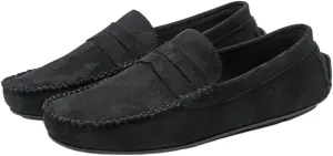 Mens Loafers Penny Loafers Solid Colors Simple Faux Leather Comfortable Anti-Slip Lightweight Casual Walking Slip-ons