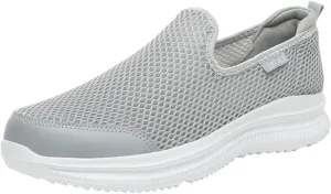 Men's Non Slip Running Shoes Ultra Light Breathable Casual Walking Shoes Fashion Sneakers Mesh Workout Sports Shoes
